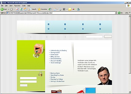 banking&nbsp;website template