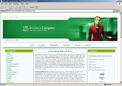 business&nbsp;site template