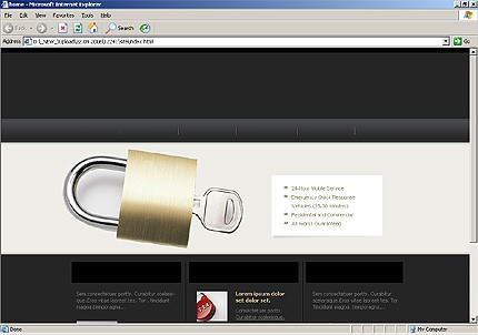 security&nbsp;website template
