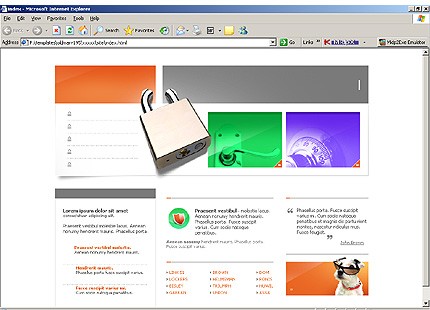 security&nbsp;website template