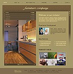 Interior and Furniture web site template 12336