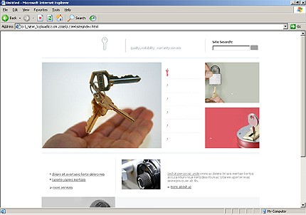 security&nbsp;website template