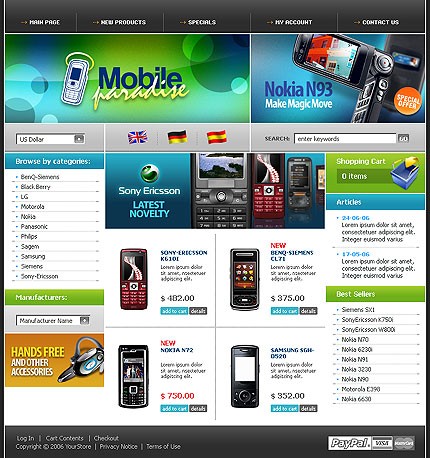 Template #12408, Creloaded Template Main Page