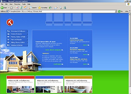 cottage&nbsp;site template