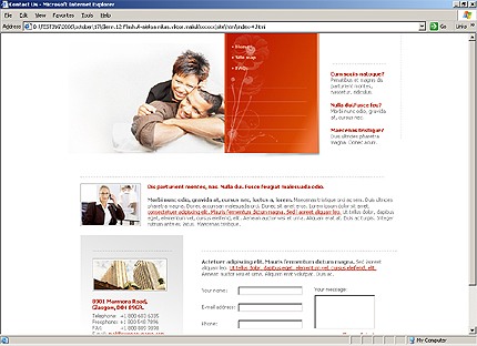 Template #12510, Html Content Page Screenshot