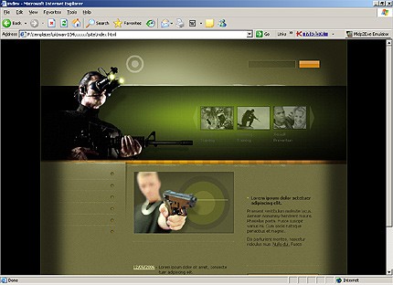 wesson&nbsp;website template