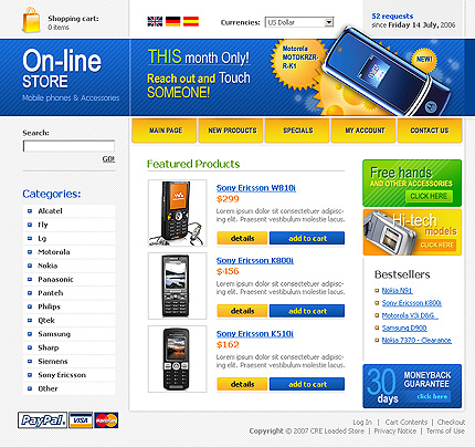 Template #12697, Creloaded Template Main Page