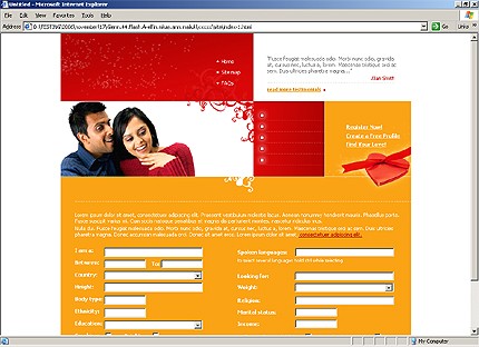 Template #12877, Html Content Page Screenshot