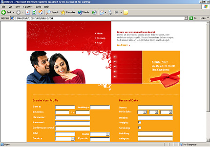 Template #12877, Html Content Page Screenshot