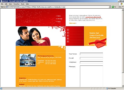 Template #12877, Html Content Page Screenshot
