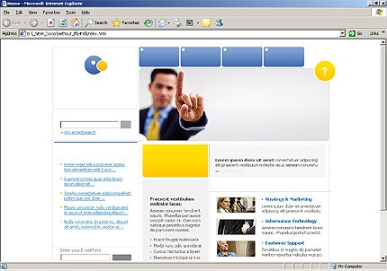 business&nbsp;site template
