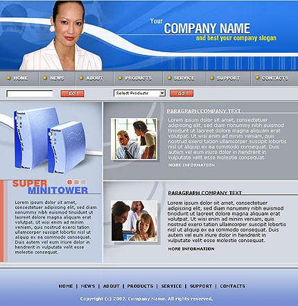 business&nbsp;site template