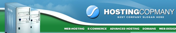 hosting&nbsp;website template