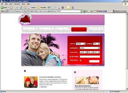 Template #13086, Html Content Page Screenshot