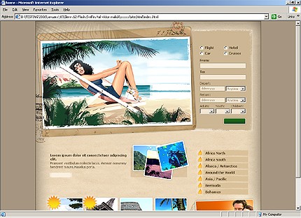 travel&nbsp;site template
