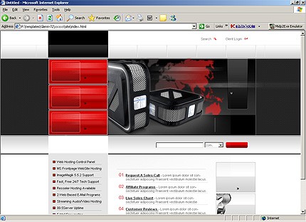 company&nbsp;website template