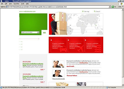 service&nbsp;website template