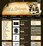 Template #14026Added: 2007-02-21Price: $155.00Categories: ArtPhotography, CRE Loaded TemplatesKeywords: photography, art, online, store, shop, camera, digital, product, accessory, optics, film, photographer, artist, tripod, equipment, gadget, lens, holders, cases, accessories, batteries, chargers, canon, sony, filters, new, products, professional, amateur, simple, complicatedIncluded: .PSDbr.PHP