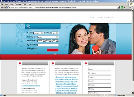 Template #14110, Html Content Page Screenshot