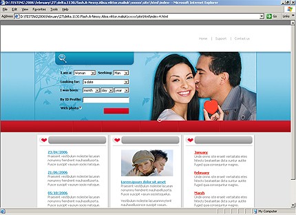 Template #14110, Html Content Page Screenshot