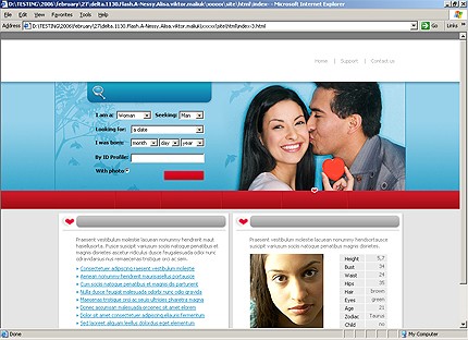 Template #14110, Html Content Page Screenshot