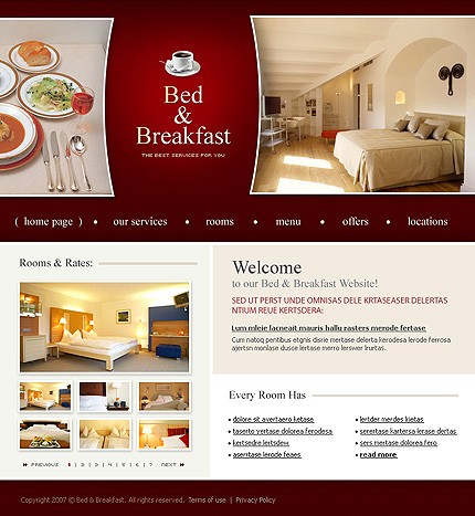 Hotel Web Design Template