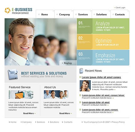 business&nbsp;site template