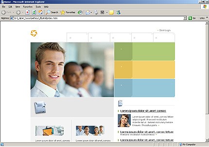 business&nbsp;site template