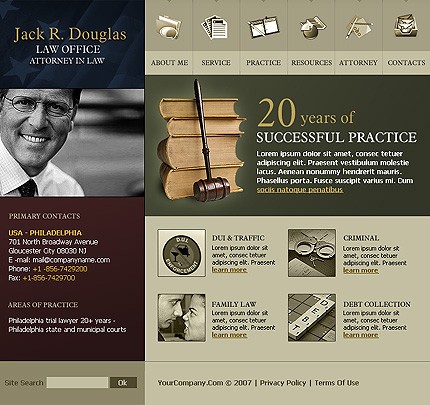 law&nbsp;site template