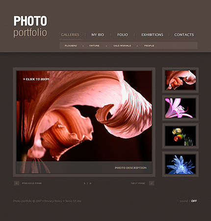 photo&nbsp;site template