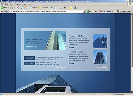 architecture&nbsp;site template