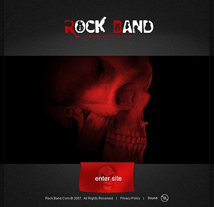 rock&nbsp;site template