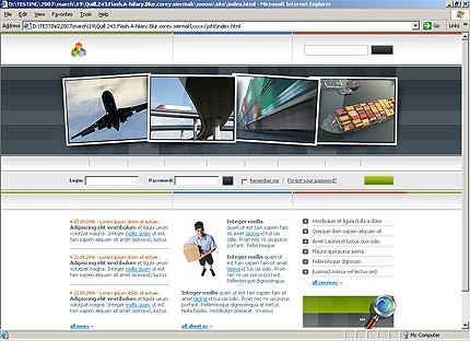 service&nbsp;website template
