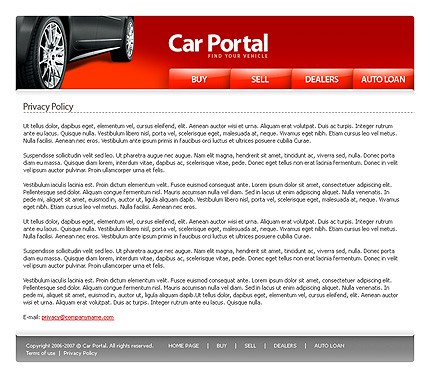 auto&nbsp;site template