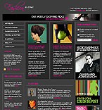 Fashion web site template 14587