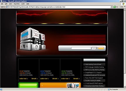 Template #14785, Html Homepage Screenshot