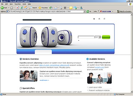 Template #14797, Html Content Page Screenshot