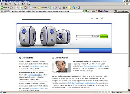 Template #14797, Html Content Page Screenshot