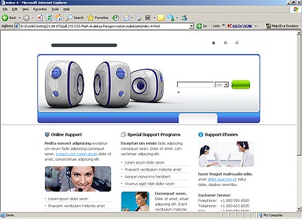 Template #14797, Html Content Page Screenshot