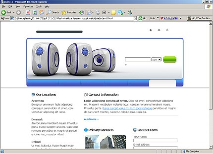 Template #14797, Html Content Page Screenshot