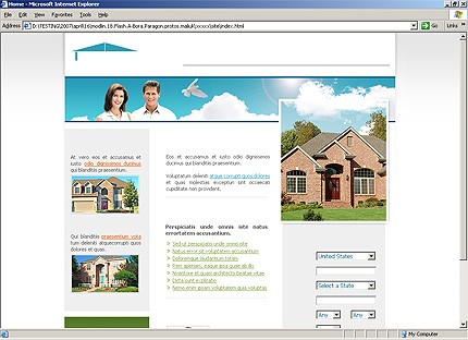 Template #14814, Html Homepage Screenshot