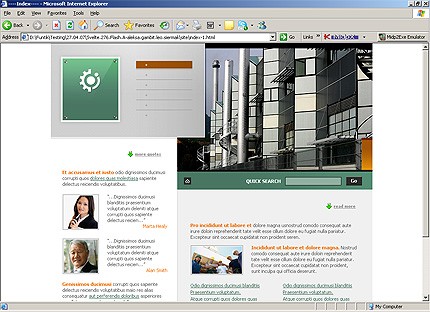 Template #14896, Html Content Page Screenshot