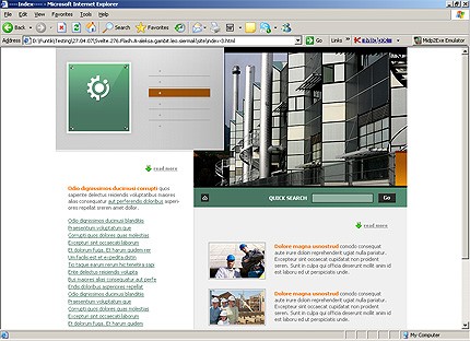 Template #14896, Html Content Page Screenshot