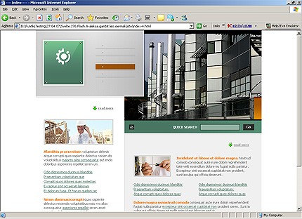 Template #14896, Html Content Page Screenshot
