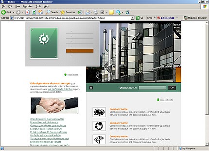 Template #14896, Html Content Page Screenshot
