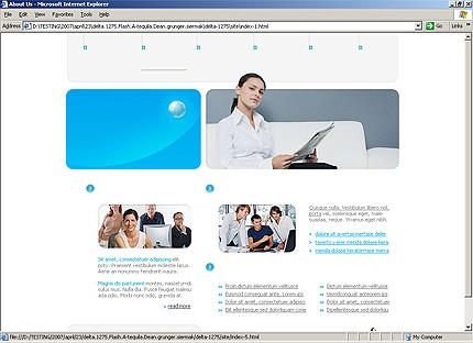 Template #14955, Html Content Page Screenshot