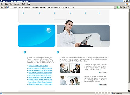 Template #14955, Html Content Page Screenshot