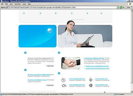 Template #14955, Html Content Page Screenshot