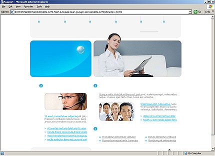 Template #14955, Html Content Page Screenshot