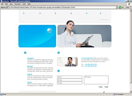 Template #14955, Html Content Page Screenshot